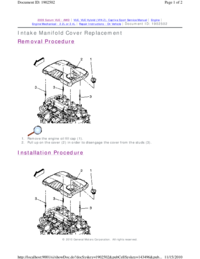 Preview of Repair Instructions   On Vehicle