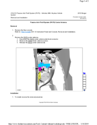Preview of 19 01C Passive Anti Theft System (PATS) Keyless Entry   Removal And Installation   PATS Center Antenna