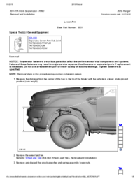 Preview of 204 01A Front Suspension   RWD   Removal And Installation   Lower Arm