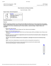 Preview of 204 01A Front Suspension   RWD   Removal And Installation   Shock And Spring Assembly