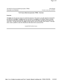 Preview of 204 04B Tire Pressure Monitoring System   Description And Operation