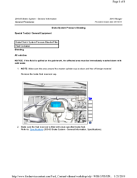 Preview of 206 00 Brake System General   General Procedures   System Pressure Bleeding