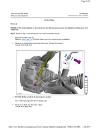 Preview of 206 03 Front Disc Brake   Removal And Installation   Brake Caliper
