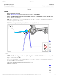 Preview of 211 02 Power Steering   Removal And Installation   Tie Rod
