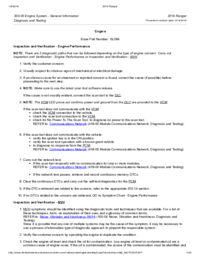 Preview of 303 00 Engine System General Information   Diagnosis And Testing