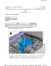 Preview of 303 01   2.3L EcoBoost   Installation   Engine