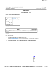 Preview of 303 01   2.3L EcoBoost   Removal And Installation   Engine Mount LH