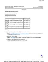 Preview of 303 03 Engine Cooling 2.3L EcoBoost   Removal And Installation   Block Heater