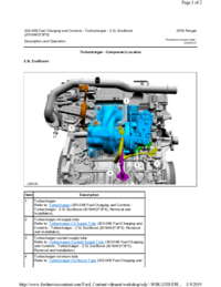 Preview of 303 04B Fuel Charging And Controls Turbocharger   Description And Location   Component Location