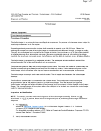 Preview of 303 04B Fuel Charging And Controls Turbocharger   Diagnosis And Testing