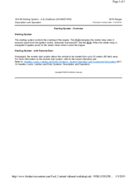 Preview of 303 06 Starting System   Description And Operation   Overview