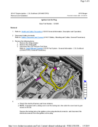Preview of 303 07 Engine Ignition   Removal And Installation   Ignition Coil On Plug