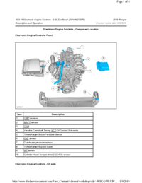 Preview of 303 14 Electronic Engine Controls   Description And Operation   Component Location