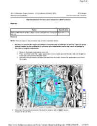 Preview of 303 14 Electronic Engine Controls   Removal And Installation   Manifold Absolute Pressure And Temperature MAPT Sensor