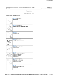 Preview of 307 01 Automatic Transmission 10 Speed   Overhaul   Transmission