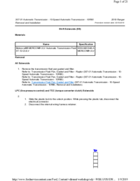Preview of 307 01 Automatic Transmission 10 Speed   Removal And Installation   Shift Solenoids SS
