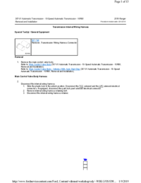 Preview of 307 01 Automatic Transmission 10 Speed   Removal And Installation   Transmission Internal Wiring Harness