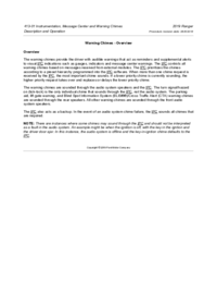 Preview of 413 01 Instrumentation Messages Chimes   Description And Operation   Chimes   Overview