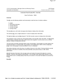 Preview of 413 01 Instrumentation Messages Chimes   Description And Operation   IPC Overview