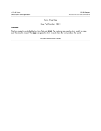 Preview of 413 06 Horn   Description And Operation   Overview