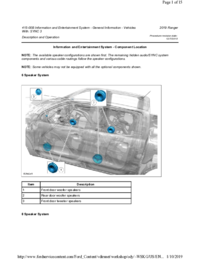Preview of 415 00B Information And Entertainment System   SYNC3   Description And Operation   Component Location