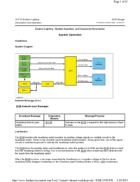 Preview of 417 01 Exterior Lighting   Description And Operation   System Operation