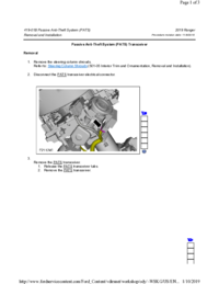 Preview of 419 01B Passive Anti Theft System (PATS)   Removal And Installation   Passive Anti Theft System (PATS) Transceiver