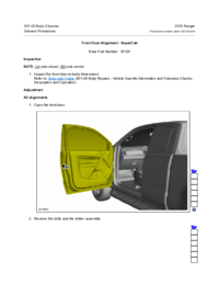 Preview of 501 03 Body Closers   General Procedures   Front Door Alignment   SuperCab