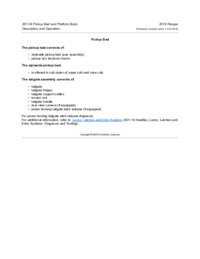 Preview of 501 04 Pickup Bed And Platform Body   Description And Operation   Pickup Bed