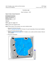 Preview of 501 14 Handles Locks Latches Entry   Removal And Installation   Front Door Latch