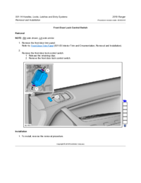 Preview of 501 14 Handles Locks Latches Entry   Removal And Installation   Front Door Lock Control Switch