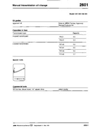 Preview of 2601   Manual Transmission Oil Change