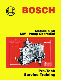 Preview of Bosch  MW Pump Operation