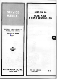 Preview of RA Rear Axle And Suspension
