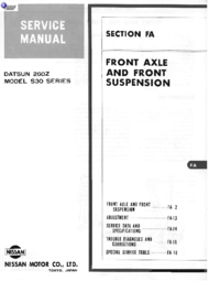 Preview of FA Front Axle