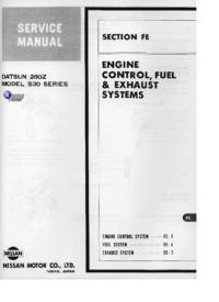 Preview of FE Engine Control Fuel And Exhaust