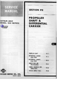 Preview of PD Propeller Shaft And Differential