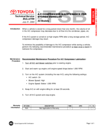 Preview of TECHENICAL SERVICE BULLETIN